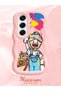 Case for Tecno Camon 40 Pro 5g Compatible Case Camera Protection Pink Silicone Lover Couple Phone Case Cartoon Pattern - 2