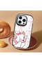 iPhone 16 Pro Compatible Case Camera Protector Black Cartoon Pattern Silicone Lover Couple Phone Case - 2