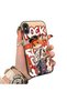 iPhone XS Max Compatible Hard Acrylic Back Silicone Edge Lens Protection Double Case