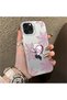 حافظة مزدوجة متوافقة مع هاتف iPhone 11 Pro Max مصنوعة من الأكريليك الصلب وحافة من السيليكون لحماية العدسة - 2