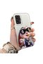 Samsung Galaxy A33 Compatible Hard Acrylic Back Silicone Edge Lens Protection Double Case