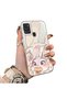 Samsung Galaxy A21S Compatible Hard Acrylic Back Silicone Edge Lens Protection Double Case