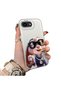 iPhone 16E Compatible Hard Acrylic Back Silicone Edge Lens Protection Dual Case