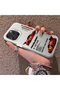 iPhone 16 Pro Max Compatible Daily Use Compatible Trendy Racing Car Case, Protective Cover