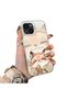 iPhone 14 Plus/15 Plus Compatible Hard Acrylic Back Silicone Edge Lens Protection Double Case