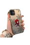 iPhone 12/12 Pro Compatible Hard Acrylic Back Silicone Edge Lens Protection Double Case