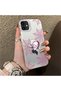 iPhone 12/12 Pro Compatible Hard Acrylic Back Silicone Edge Lens Protection Double Case - 2