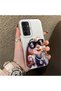 Samsung Galaxy A54 Compatible Hard Acrylic Back Silicone Edge Lens Protection Double Case - 2