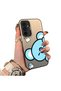 Samsung Galaxy A54 Compatible Hard Acrylic Back Silicone Edge Lens Protection Double Case