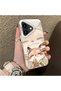 حافظة مزدوجة متوافقة مع iPhone 16 Plus، مصنوعة من الأكريليك الصلب مع حماية للعدسة من السيليكون على الحواف - 2
