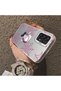 Samsung Galaxy A33 Compatible Hard Acrylic Back Silicone Edge Lens Protection Double Case - 4