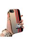 Race Car Red Black Stripe Pattern Phone Case Compatible with iPhone 7/8/Se 2020 2022 - 2