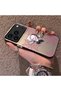 iPhone 17 Pro Max Compatible Hard Acrylic Back Silicone Edge Lens Protection Dual Case - 3