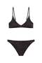 Zebra Pattern Minimal Triangle Bikini - 2