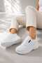 Women'S, Casual, 6 cm Thick Sole, Zipper-Looking, Stylish Sports Shoes Sneakers - 2