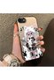 iPhone 7/8/Se 2020 2022 Compatible Hard Acrylic Back Silicone Edge Lens Protection Double Case - 3