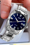 Original Quartz Gift Men's Watch - Silver Steel Band 5 Atm Water Resistant Japanese Movement-With Box Cbkqqe2003C1