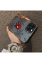 iPhone 15 Pro Compatible Hard Acrylic Back Silicone Edge Lens Protection Double Case - 5