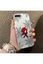 حافظة مزدوجة متوافقة مع هاتف iPhone 7 Plus/8 Plus مصنوعة من الأكريليك الصلب وحافة من السيليكون لحماية العدسة - 2