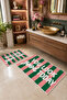 Pink Green You Look so Good Written Bath Mat Set of 2 - 3