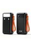 Fast charging portable power bank with LED light, 30000mAh capacity, fast charging function, built-in apple and type-c charging cable, compatible with multiple devices, suitable for various scenarios - 4