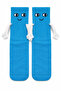 Blue Hand-Holding Unisex Socks