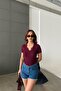 V-Neck Lace Blouse