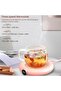 Lpmt Warm Cup Pad Coffee Cup Warmer Smart Stable Cup Pad Volcano Heater with 3 Setting - 5