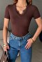 V-Neck Lace Blouse - 3