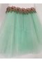 Girl's Knitted Fabric Roba, Floral Guipure Waist, Pleated Tulle Skirt, and Crown Accessory Evening Dress 4-8 Years Birthday, Special Occasion - 5