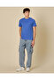 Men Blue Relax Cargo Jeans - 2