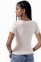 Busem Flexible V-Neck Short Sleeve T-Shirt - 3
