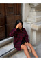 Women's Relaxed Plaid Melton Shirt - 3