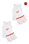 Boy's 2-Piece Cotton Ribbed Printed Athlete Boxer Set