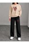 86 New York Printed Women's Cropped Crewneck Bottom/Upper Track Suit Set