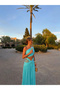 Women's Turquoise Accessory Tulle Set 5436 - 2