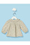 Infant Girls Green Printed Poplin Blouse - 4