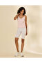 Women Pink Lace Embellished Vest - 2