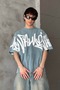 Premium Acid Wash Graphic Print Oversize T-Shirt - 3