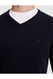 Navy Blue Slim Fit Basic Sweater 50315510-Vr033 - 6