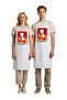 Unisex Kitchen Chef Apron Fast Food Themed Funny Printed Daily Use Comfortable Casual Modern Stylish - 2