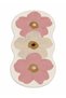 Eta Flower Themed Patterned Modern Woven Base Decorative Carpet Eta4124