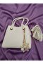 Hand and Shoulder Bag with Charm Accessories - 2