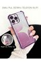 iPhone 16 Pro Max Compatible Transparent Four Corner Silicone Coated Glossy Edge Case - 2