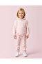 Girls Pink Bow Jog Set 2 Piece