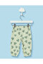 Infant Girls Sage Heart All Over Print Joggers - 4