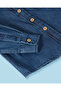 Infant Girls Navy Denim Blouse - 3