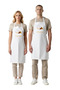 Unisex Kitchen Apron Italian Pizza Printed Relaxed Cut Neck Strap Pocketed Daily Cooking Modern - 2