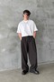 Premium Pleated Striped Model Fabric Trousers - 5