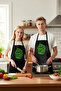 Unisex Kitchen Chef Apron Humorous Text Printed Comfortable Cut Daily Use Modern Stylish Comfortable Elegant